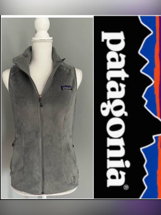 Patagonia Jackets & Blazers - Patagonia R2 Polartec Thermal Pro women's thin gray fleece vest size Small.
